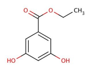 Ethyl 3,5-dihydroxybenzoate (CAS 4142-98-7) - chemical structure image