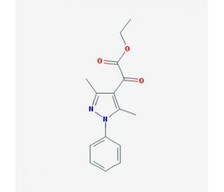 ethyl (3,5-dimethyl-1-phenyl-1H-pyrazol-4-yl)(oxo)acetate - chemical structure image