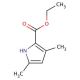 Ethyl 3,5-dimethyl-2-pyrrolecarboxylate (CAS 2199-44-2) - chemical structure image