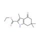 ethyl 3,6,6-trimethyl-4-oxo-4,5,6,7-tetrahydro-1H-indole-2-carboxylate (CAS 37711-24-3) - chemical structure image