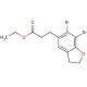 Ethyl 3-(6,7-Dibromo-2,3-dihydro-1-benzofuran-5-yl)propanoate (CAS 196597-75-8) - chemical structure image