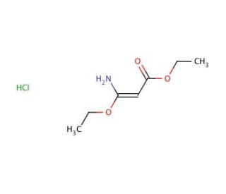 Ethyl 3-amino-3-ethoxyacrylate hydrochloride (CAS 34570-16-6) - chemical structure image