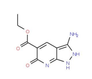 ethyl 3-amino-6-oxo-6,7-dihydro-1H-pyrazolo[3,4-b]pyridine-5-carboxylate - chemical structure image