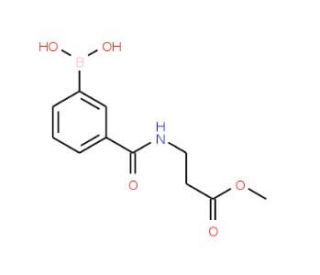 Ethyl (3-boronobenzoylamino)acetate (CAS 1072945-97-1) - chemical structure image