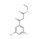 Ethyl (3-bromo-5-fluorobenzoyl)acetate (CAS 1020058-44-9) - chemical structure image