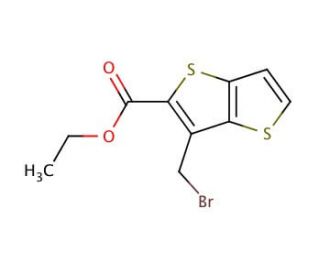 ethyl 3-(bromomethyl)thieno[3,2-b]thiophene-2-carboxylate - chemical structure image