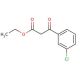 Ethyl (3-chlorobenzoyl)acetate (CAS 33167-21-4) - chemical structure image