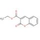 Ethyl 3-coumarincarboxylate (CAS 1846-76-0) - chemical structure image