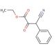 Ethyl 3-cyano-3-phenylpyruvate (CAS 6362-63-6) - chemical structure image