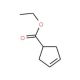 Ethyl 3-cyclopentene-1-carboxylate (CAS 21622-01-5) - chemical structure image