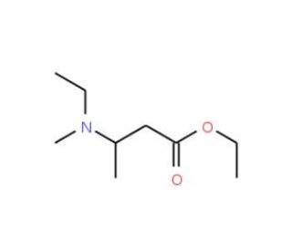 Ethyl 3-[ethyl(methyl)amino]butanoate - chemical structure image