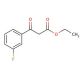 Ethyl (3-fluorobenzoyl)acetate (CAS 33166-77-7) - chemical structure image