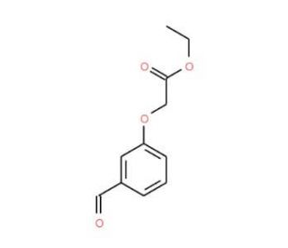 Ethyl (3-formylphenoxy)acetate (CAS 51264-68-7) - chemical structure image