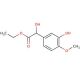 Ethyl 3-hydroxy-4-methoxy-mandelate (CAS 91971-78-7) - chemical structure image
