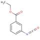 Ethyl 3-isocyanatobenzoate (CAS 67531-68-4) - chemical structure image