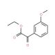 Ethyl 3-methoxybenzoylformate (CAS 86358-29-4) - chemical structure image