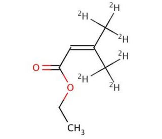 Ethyl 3-Methyl-2-butenoate-d6 (CAS 53439-15-9) - chemical structure image