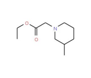 Ethyl (3-methylpiperidin-1-yl)acetate - chemical structure image