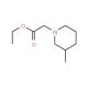 Ethyl (3-methylpiperidin-1-yl)acetate - chemical structure image
