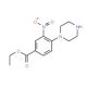 Ethyl 3-Nitro-4-(piperazin-1-yl)benzoate (CAS 886631-29-4) - chemical structure image