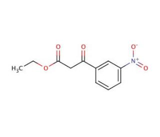 Ethyl 3-nitrobenzoylacetate (CAS 52119-38-7) - chemical structure image