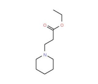 Ethyl 3-piperidin-1-ylpropionate (CAS 19653-33-9) - chemical structure image