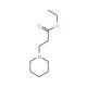 Ethyl 3-piperidin-1-ylpropionate (CAS 19653-33-9) - chemical structure image