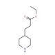 Ethyl 3-piperidin-4-ylpropanoate (CAS 71879-55-5) - chemical structure image