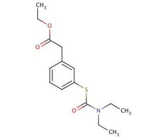 Ethyl 3-(S-Diethylthiocarbamoyl)phenylacetate - chemical structure image