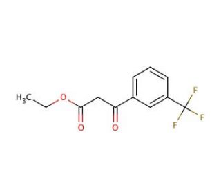 Ethyl (3-trifluoromethylbenzoyl)acetate (CAS 1717-42-6) - chemical structure image