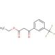 Ethyl (3-trifluoromethylbenzoyl)acetate (CAS 1717-42-6) - chemical structure image
