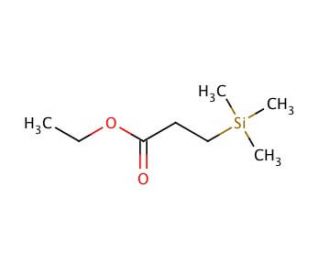 Ethyl 3-(trimethylsilyl)propionate (CAS 17728-88-0) - chemical structure image