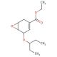 Ethyl (3R,4S,5S)-4,5-Epoxy-3-(1-ethylpropoxy)cyclohex-1-ene-1-carboxylate (CAS 204254-96-6) - chemical structure image