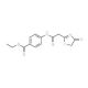 ethyl 4-{[(4-oxo-4,5-dihydro-1,3-thiazol-2-yl)acetyl]amino}benzoate - chemical structure image