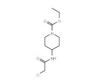 ethyl 4-[(chloroacetyl)amino]piperidine-1-carboxylate - chemical structure image