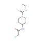 ethyl 4-[(chloroacetyl)amino]piperidine-1-carboxylate - chemical structure image