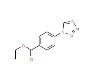 Ethyl 4-(1H-tetrazol-1-yl)benzoate - chemical structure image