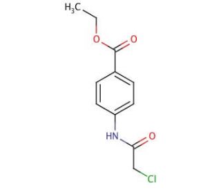 Ethyl 4-(2-chloroacetamido)benzoate (CAS 26226-72-2) - chemical structure image