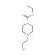 Ethyl 4-(2-hydroxyethyl)piperazine-1-carboxylate (CAS 14000-66-9) - chemical structure image