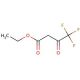 Ethyl 4,4,4-trifluoroacetoacetate (CAS 372-31-6) - chemical structure image