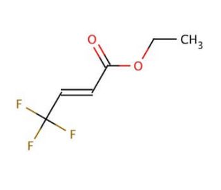Ethyl 4,4,4-trifluorocrotonate (CAS 25597-16-4) - chemical structure image