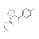 Ethyl 4-(4-fluorobenzoyl)-3-isoxazolecarboxylate - chemical structure image
