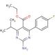 Ethyl 4-(4-Fluorophenyl)-6-isopropyl-2-amino-pyrimidine-5-carboxylate 的分子结构, CAS编号: 712320-67-7 Ethyl 4-(4-Fluorophenyl)-6-isopropyl-2-amino-pyrimidine-5-carboxylate (CAS 712320-67-7) - chemical structure image