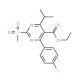 Ethyl 4-(4-Fluorophenyl)-6-isopropyl-2-(methylsulfonyl)pyrimidine-5-carboxylate (CAS 147118-28-3) - chemical structure image