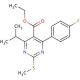 Ethyl 4-(4-Fluorophenyl)-6-isopropyl-2-methylthiopyrimidine-5-carboxylate 的分子结构, CAS编号: 147118-27-2 Ethyl 4-(4-Fluorophenyl)-6-isopropyl-2-methylthiopyrimidine-5-carboxylate (CAS 147118-27-2) - chemical structure image