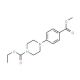 Ethyl 4-[4-(methoxycarbonyl)phenyl]tetrahydro-1(2H)-pyrazinecarboxylate (CAS 924869-10-3) - chemical structure image