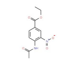 Ethyl 4-acetamido-3-nitrobenzoate (CAS 175204-17-8) - chemical structure image