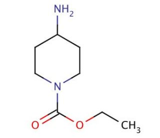 Ethyl 4-amino-1-piperidinecarboxylate (CAS 58859-46-4) - chemical structure image
