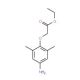 ethyl (4-amino-2,6-dimethylphenoxy)acetate - chemical structure image