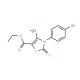 Ethyl 4-amino-3-(4-bromophenyl)-2-thioxo-2,3-dihydro-1,3-thiazole-5-carboxylate - chemical structure image